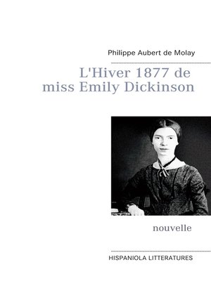 cover image of L'Hiver 1877 de miss Emily Dickinson